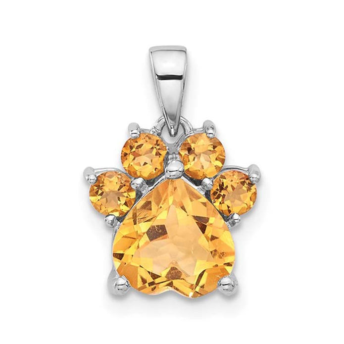 Citrine Memorial Pendant