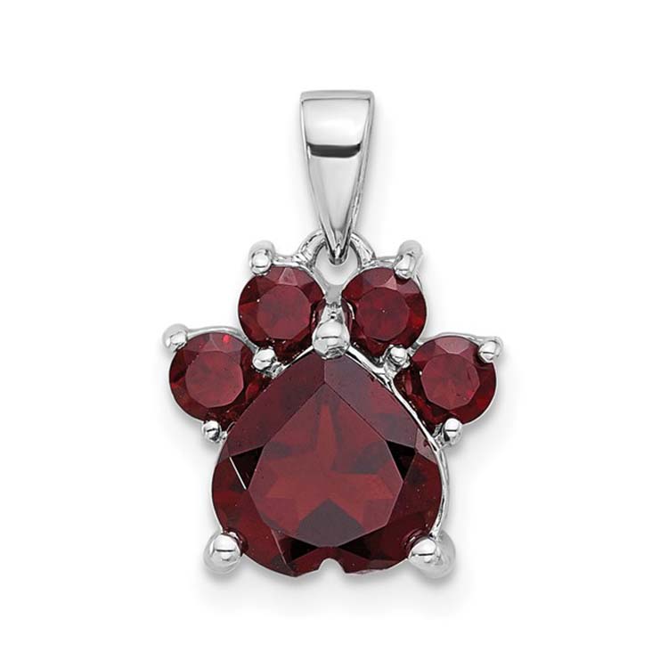 Garnet Memorial Pendant