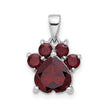 Garnet Memorial Pendant