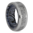 by Jewelry by Johan Meteorite Ring with Mokume Gane Sleeve 000009