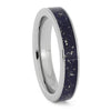 Dark Blue Stardust Wedding Band