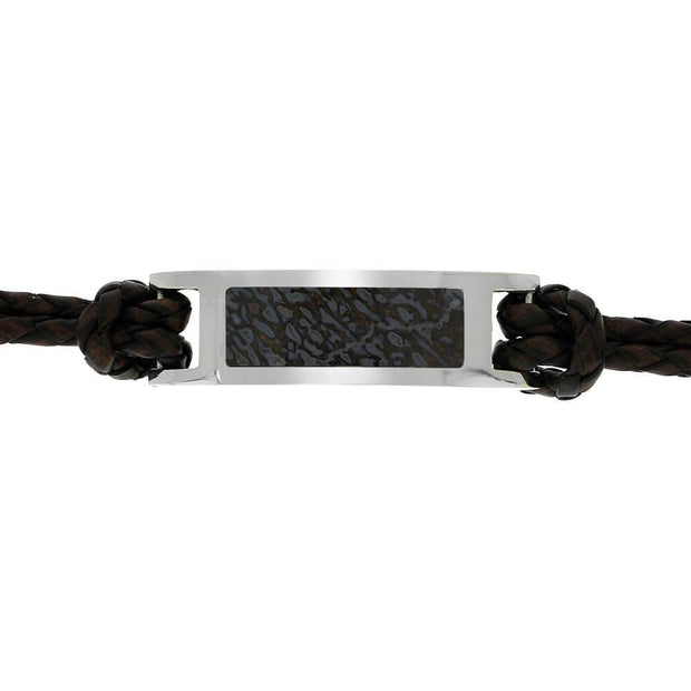 Blue Dinosaur Bone Bracelet