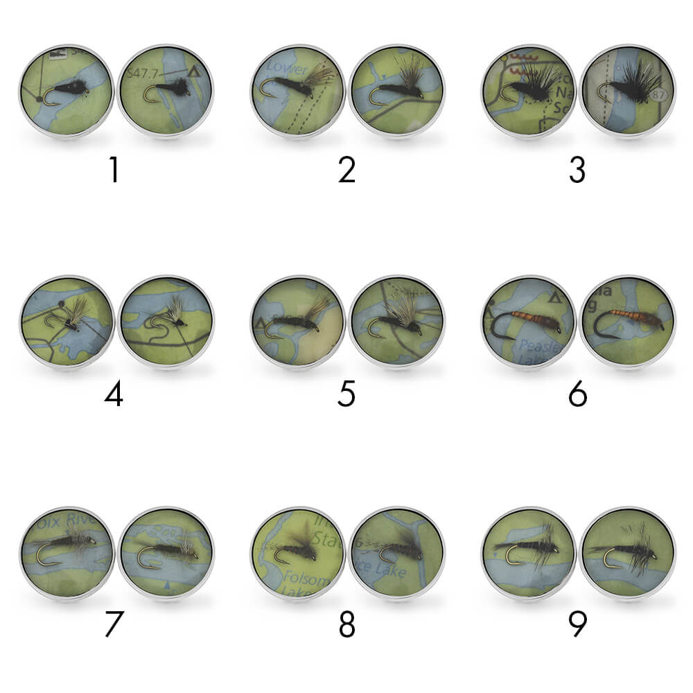 Fly Fishing Cuff Links