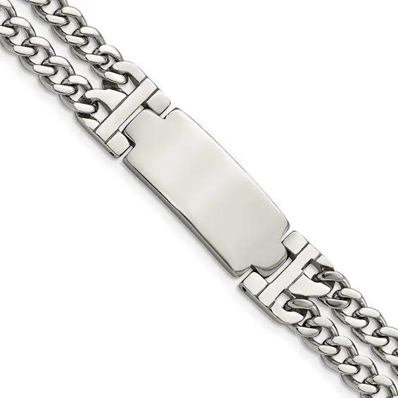 Steel Chain Bracelet for Engraving