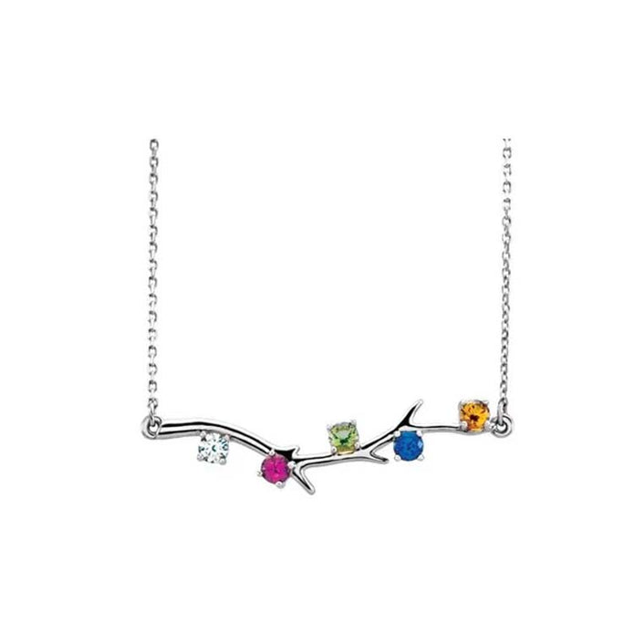 Family Tree Birthstone Necklace