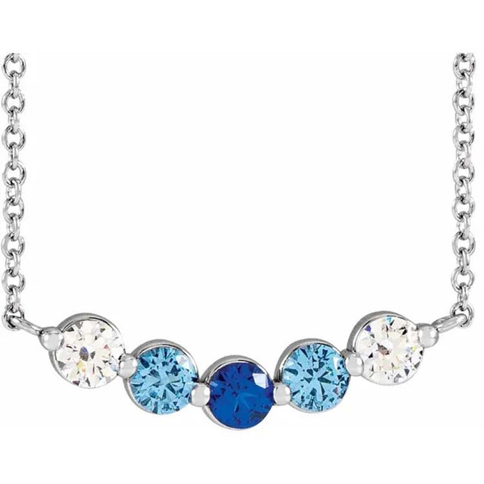 5 Birthstone Necklace
