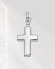 Cross Pendant for Ashes in Sterling Silver Jewelry