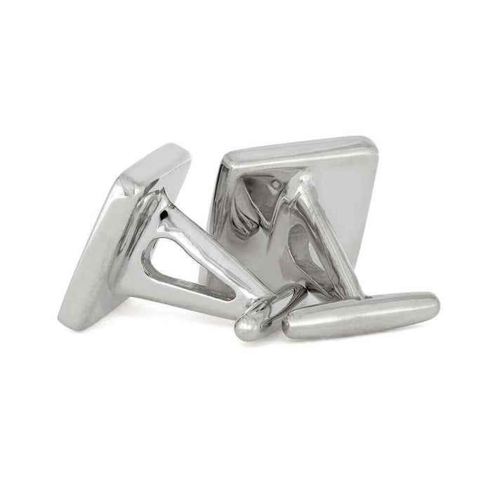 Sterling Silver Cuff Links, Square