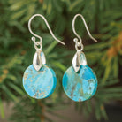 Handmade Turquoise Dangle Earrings