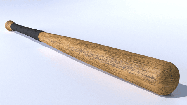 wooden baseball bat for jewelry