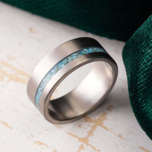 Turquoise Wedding Ring | Handmade Birthstone Jewelry