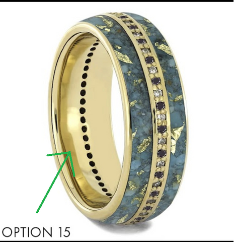 You'll get a custom ring crafted to your size and guaranteed to fit