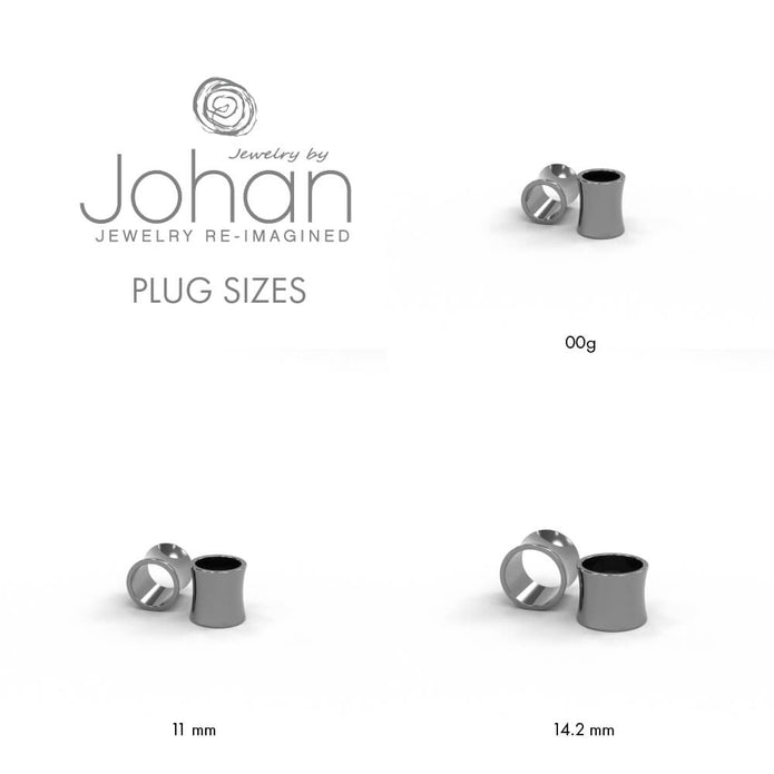 Ear Plugs Sizes 00g - 14.2 mm