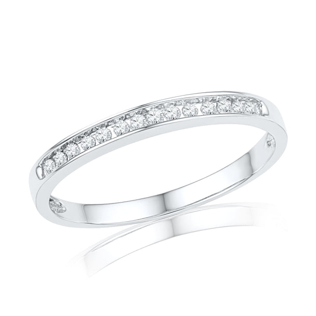 Diamond Wedding Band in Sterling Silver-SHRA013910BTW-SS - Jewelry by Johan