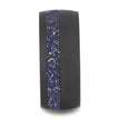 Dark Blue Stardust™ and Sandblasted Titanium Wedding Band-2563 - Jewelry by Johan