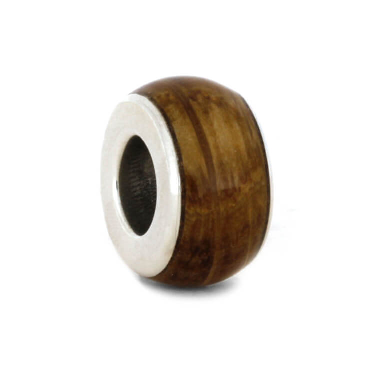 Whiskey Barrel Oak Charm Bracelet Bead