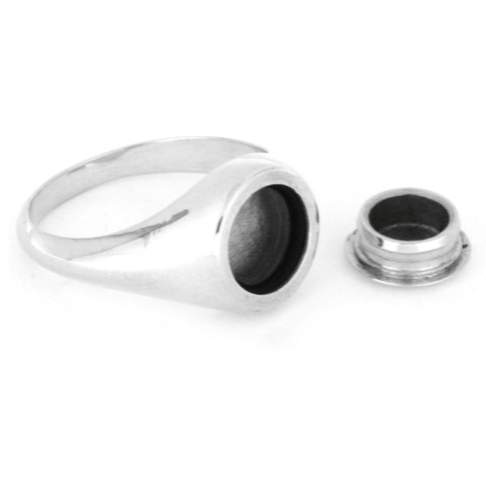 Signet Memorial Ring for Ashes