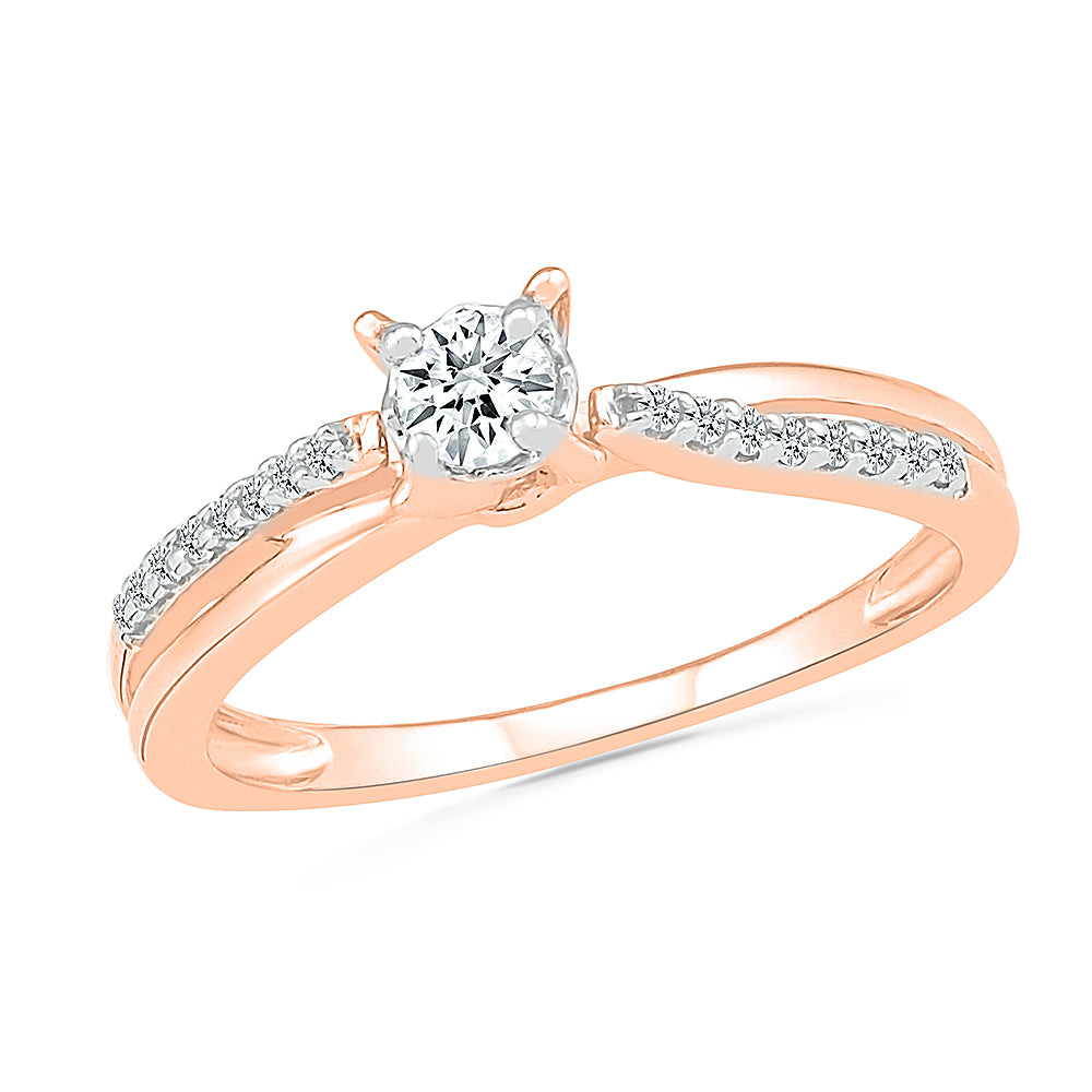 Rose Gold Engagement Ring