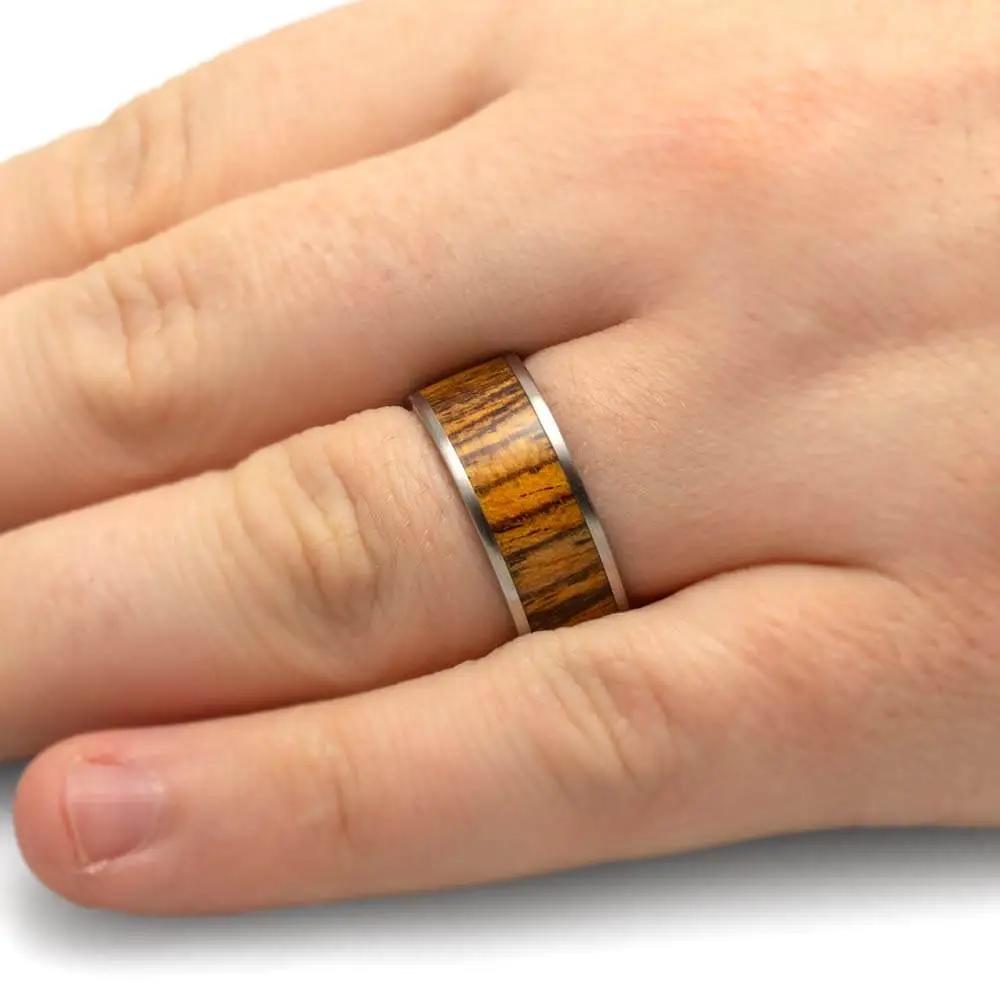 Bocote Wood Wedding Band