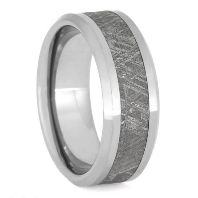 Meteorite Wedding Bands, Set of 5, Option 2-DBMETEO5B - Jewelry by Johan