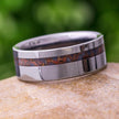 Genuine Dinosaur Bone Men's Wedding Band