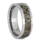 Custom Deer Antler Wedding Band in Titanium or Solid Gold - Jewelry by Johan