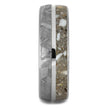 Titanium Cremation Ring With Meteorite-1522 - Jewelry by Johan