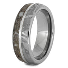 Titanium Cremation Ring With Meteorite-1522 - Jewelry by Johan