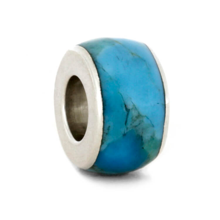 Genuine Turquoise Charm Bead