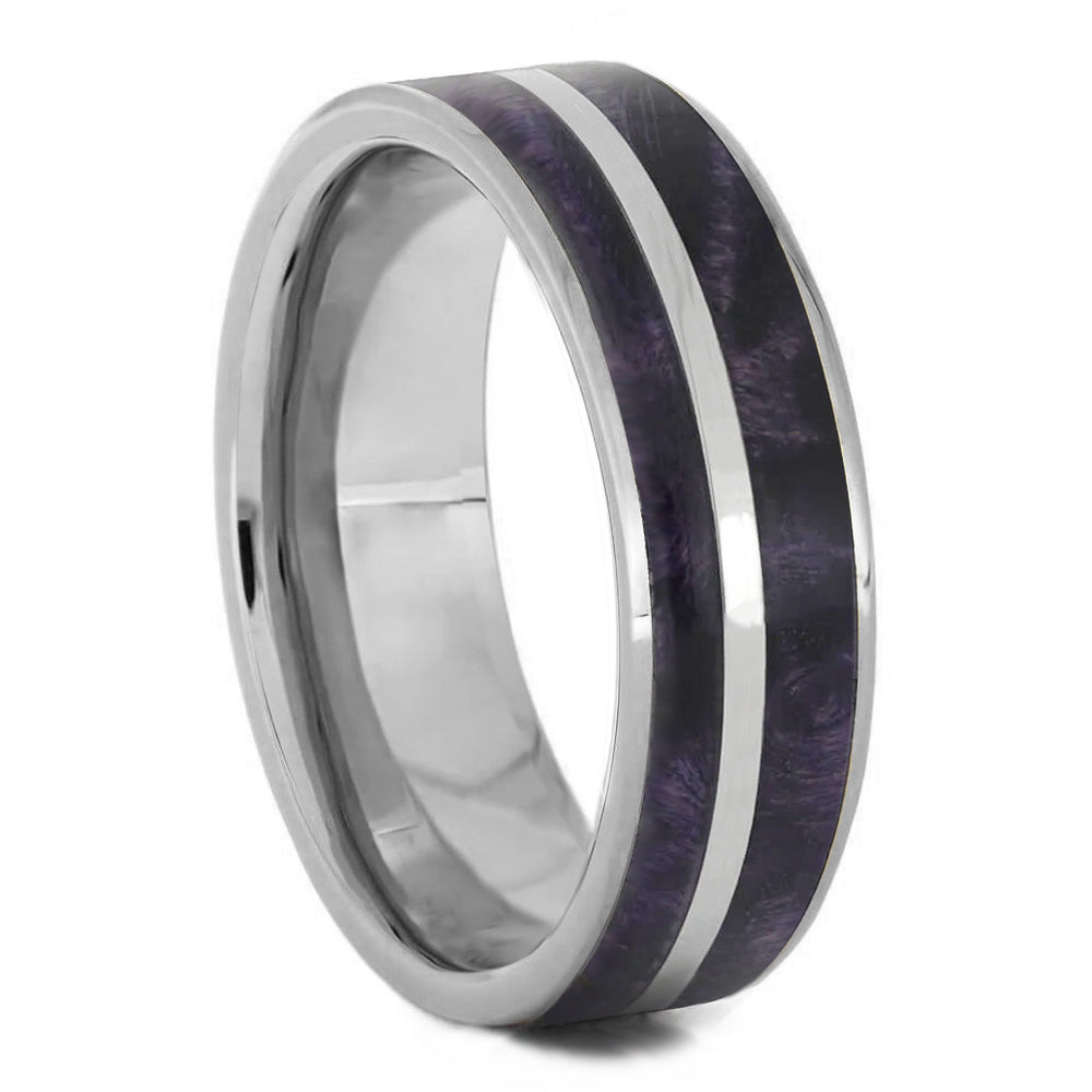 Purple Men's Wedding Band