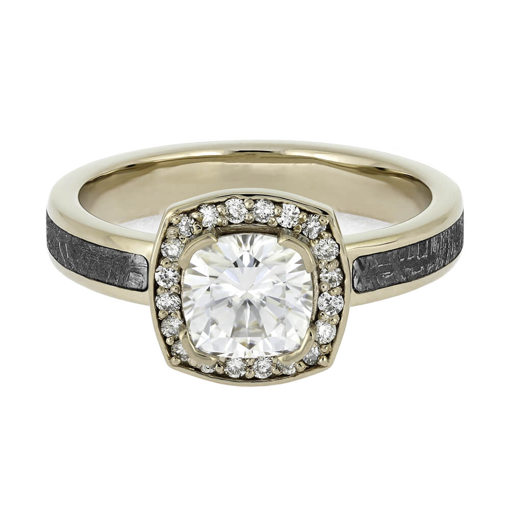 Meteorite Engagement Rings for Her