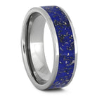 Blue Stardust™ Men's Wedding Band-1706 - Jewelry by Johan