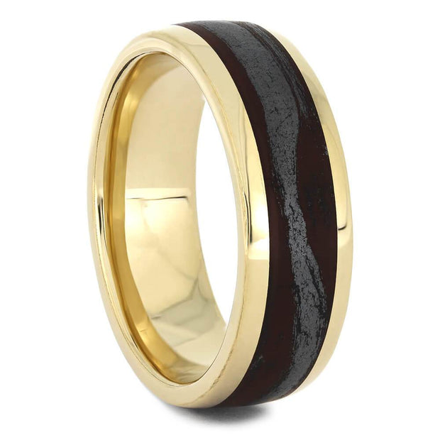 Jasper Ring in Yellow Gold Wedding Band-1768 - Jewelry by Johan