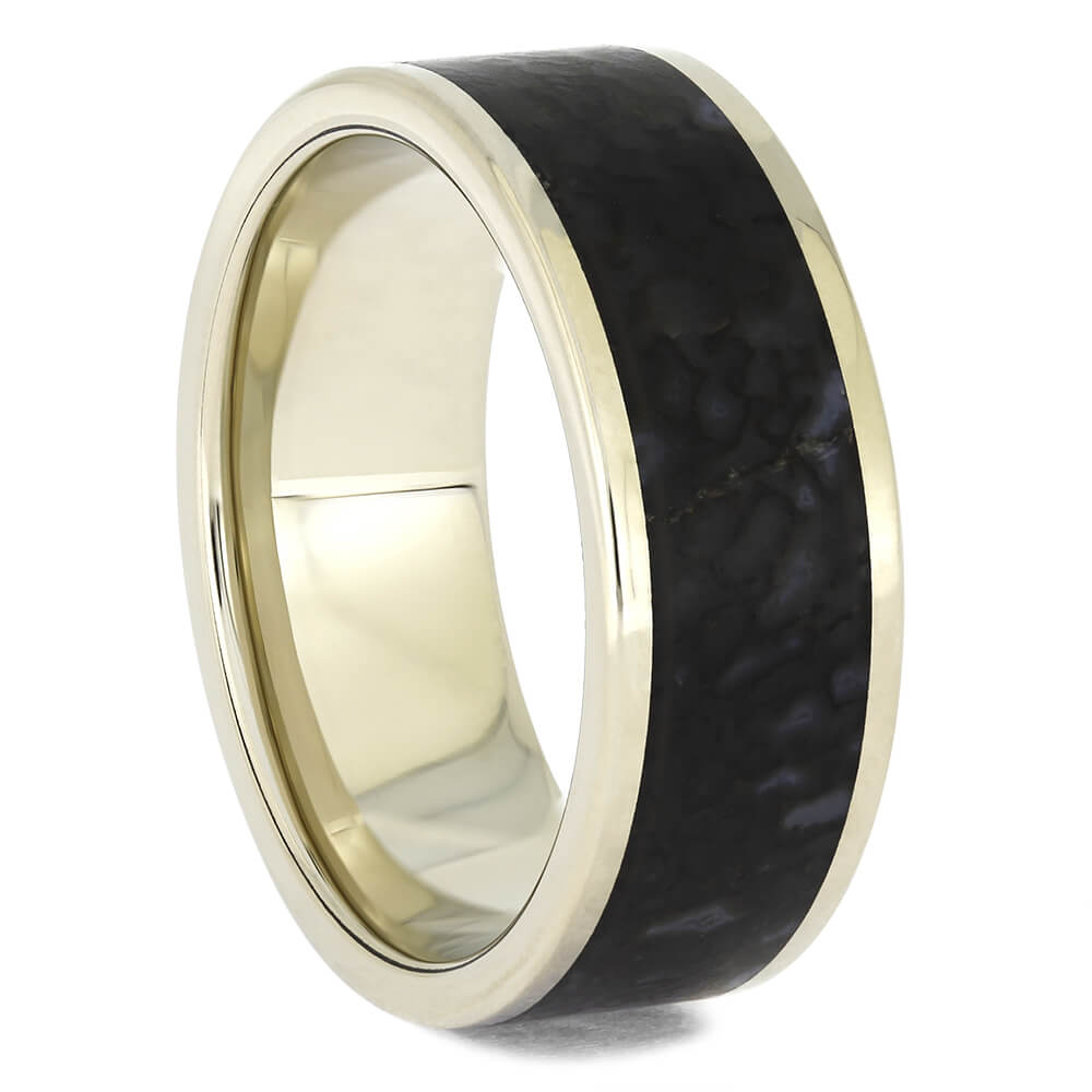 Dinosaur Bone Wedding Band for Men