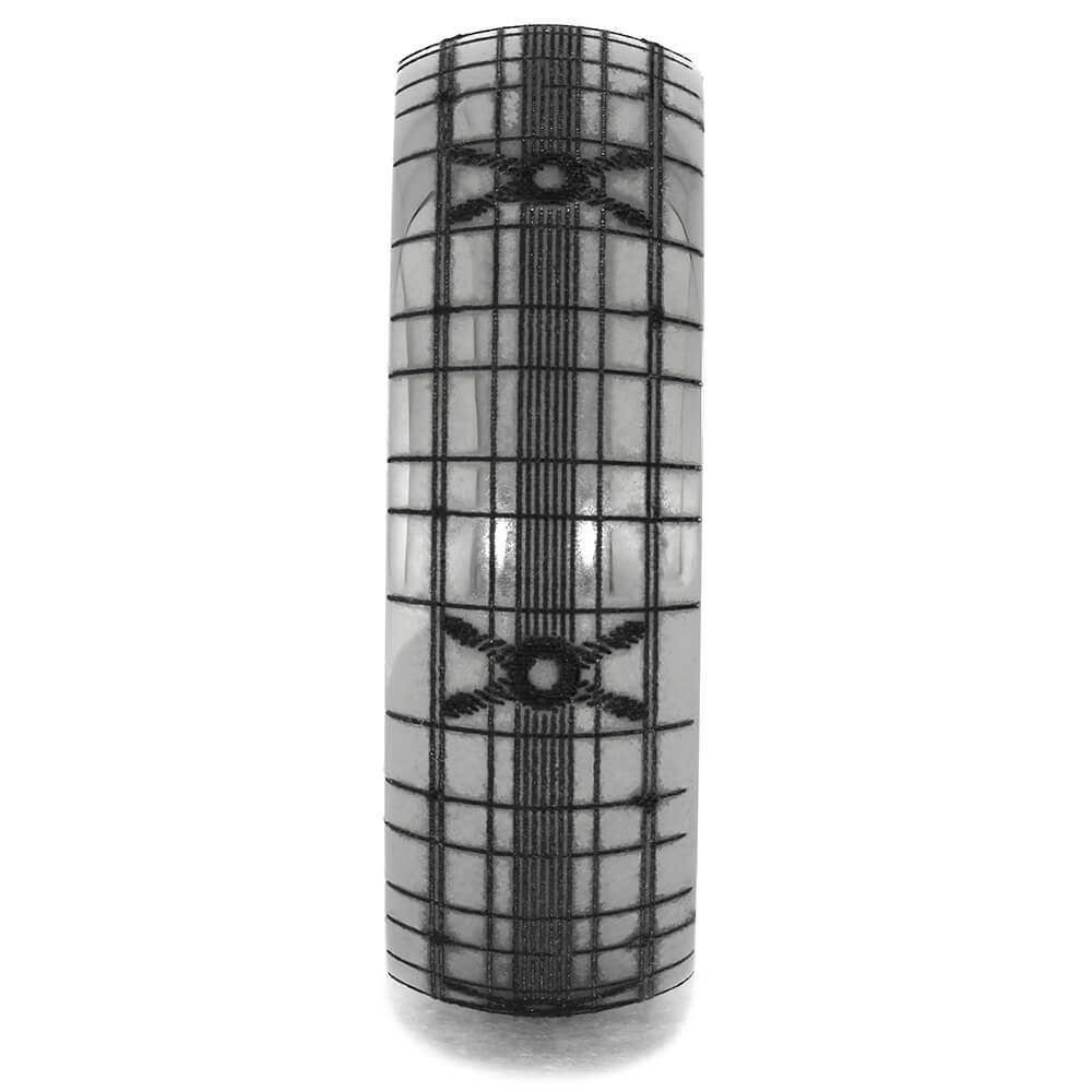 Unique Style Pattern Wedding Bands