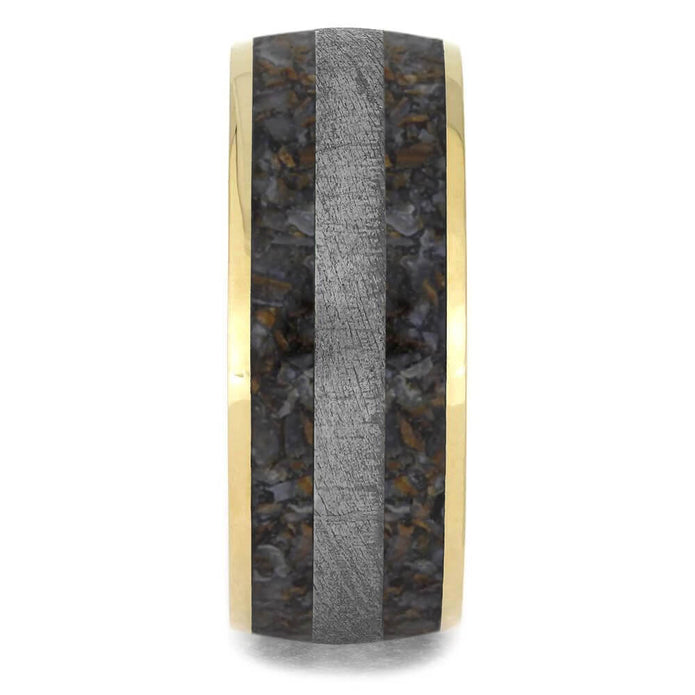 Meteorite with Dinosaur Bone