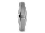 Wavy Titanium Ring, Brushed And Polished Custom Wedding Band, Curvy Handmade Jewelry-2513 - Jewelry by Johan