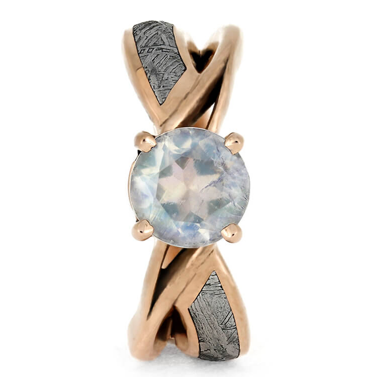 Stellar Rose Gold Wedding Ring Set