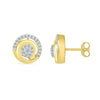 Diamond Halo Stud Earrings - JBJ