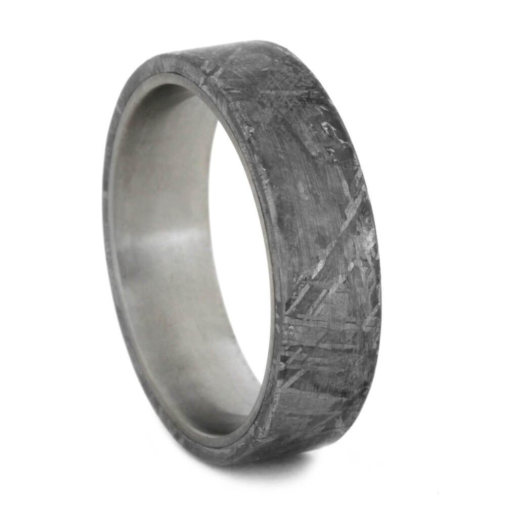 Meteorite Wedding Bands, Set of 5, Option 2-DBMETEO5B - Jewelry by Johan
