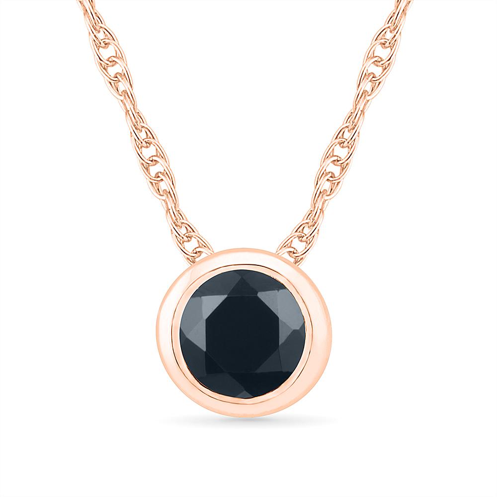 Buy Black Diamond Necklace Online In India - Etsy India