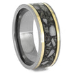 Antler and Titanium Wedding Band