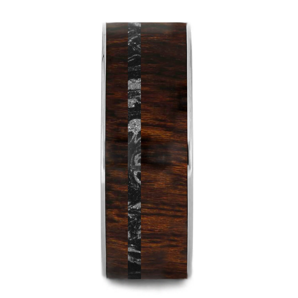 Wood & Mokume Gane Men's Wedding Band