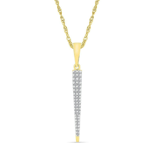Yellow Gold Statement Necklace
