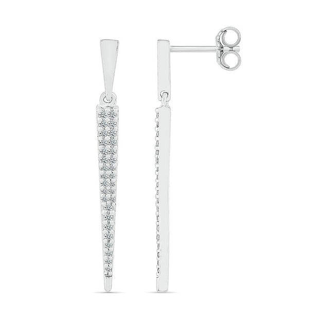 Statement Diamond Dangle Earrings - JBJ