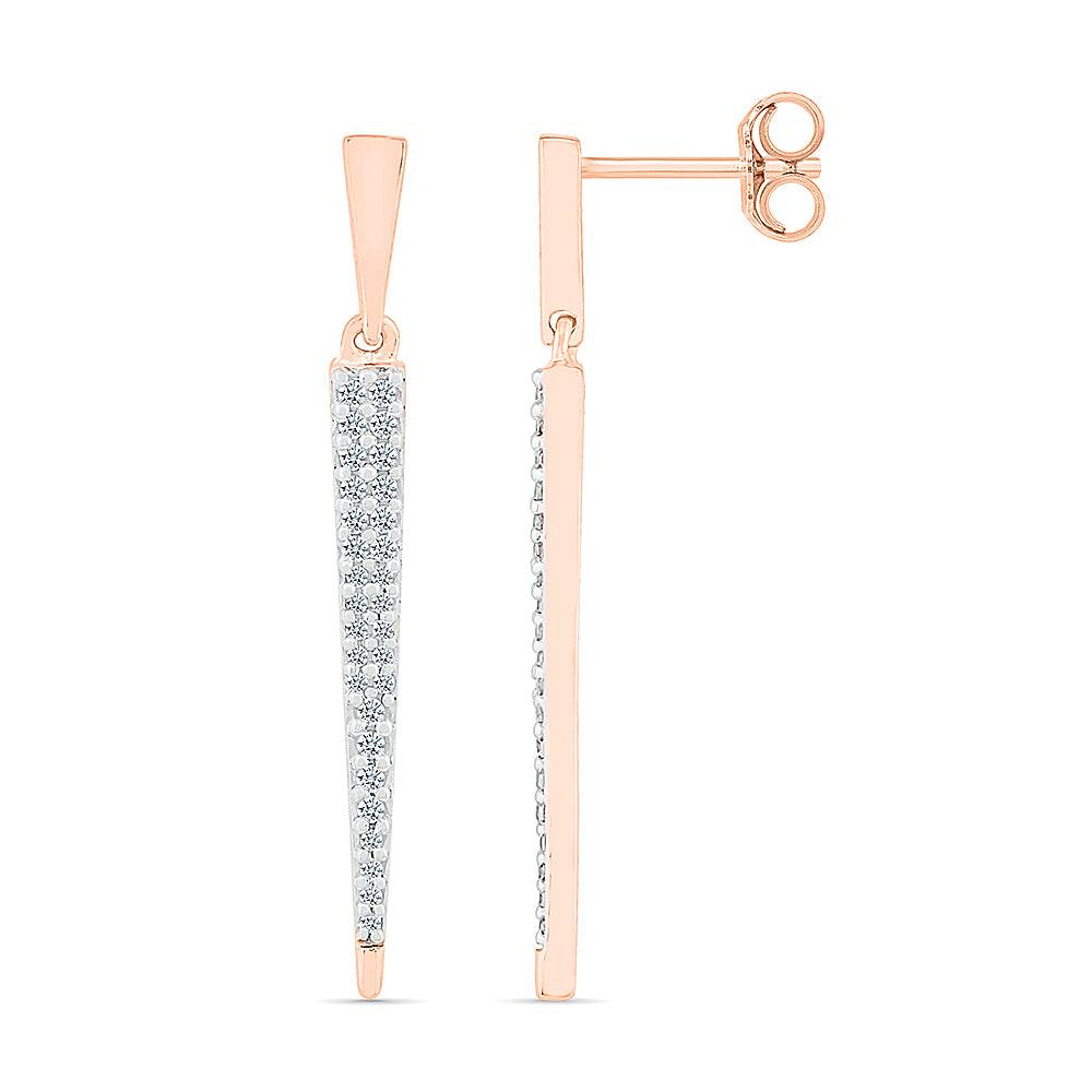 Statement Diamond Dangle Earrings - JBJ