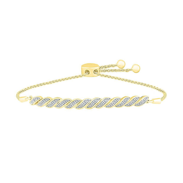 Diamond Braid Bolo Bracelet - JBJ