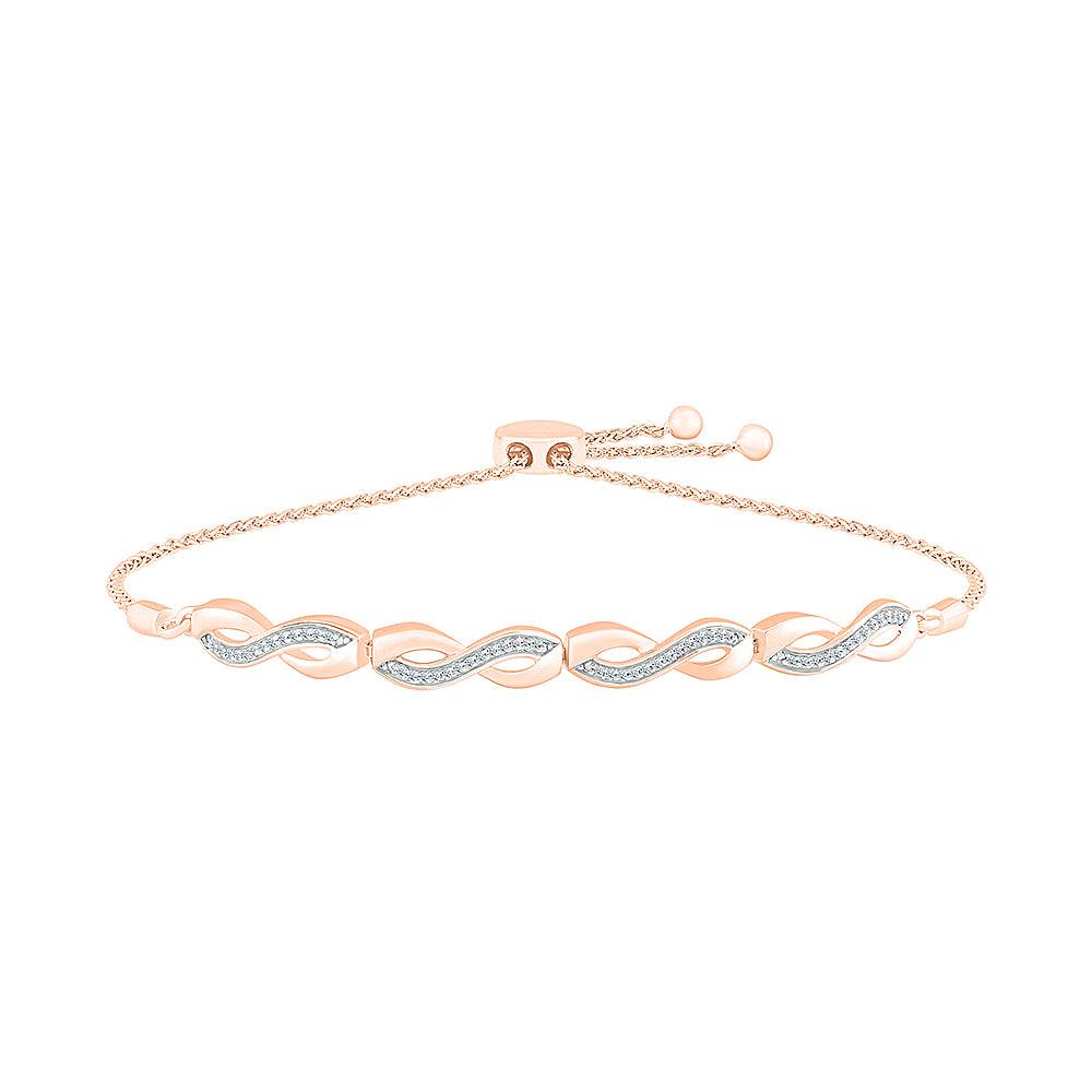 Diamond Infinity Bolo Bracelet with Diamonds - JBJ