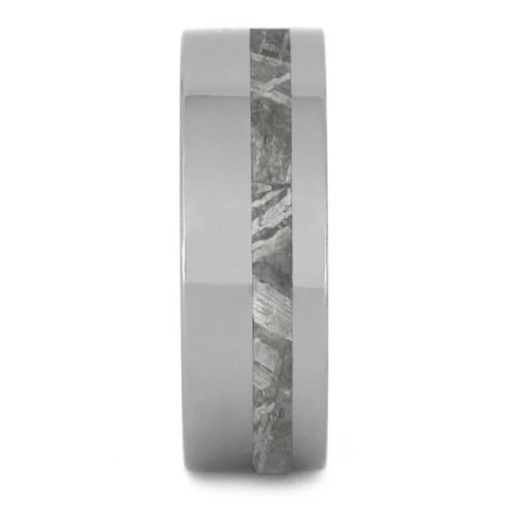 Tungsten Meteorite Wedding Band For Men-3204 - Jewelry by Johan