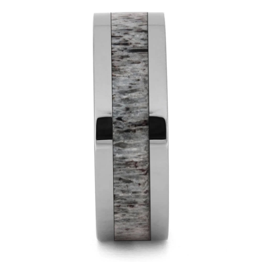 Tungsten Antler Men's Wedding Band, In Stock-SIG3016 - Jewelry by Johan